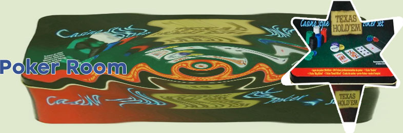 Casino style poker set
