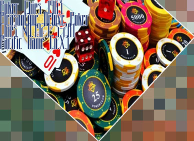 Marked poker chips