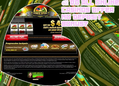 No deposit casinos online