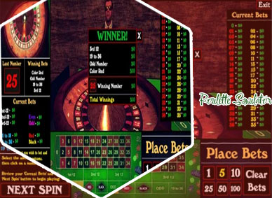Play roulette simulator
