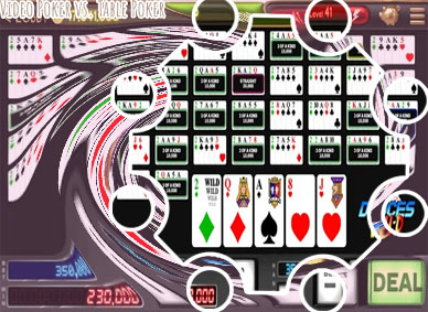 Video poker game